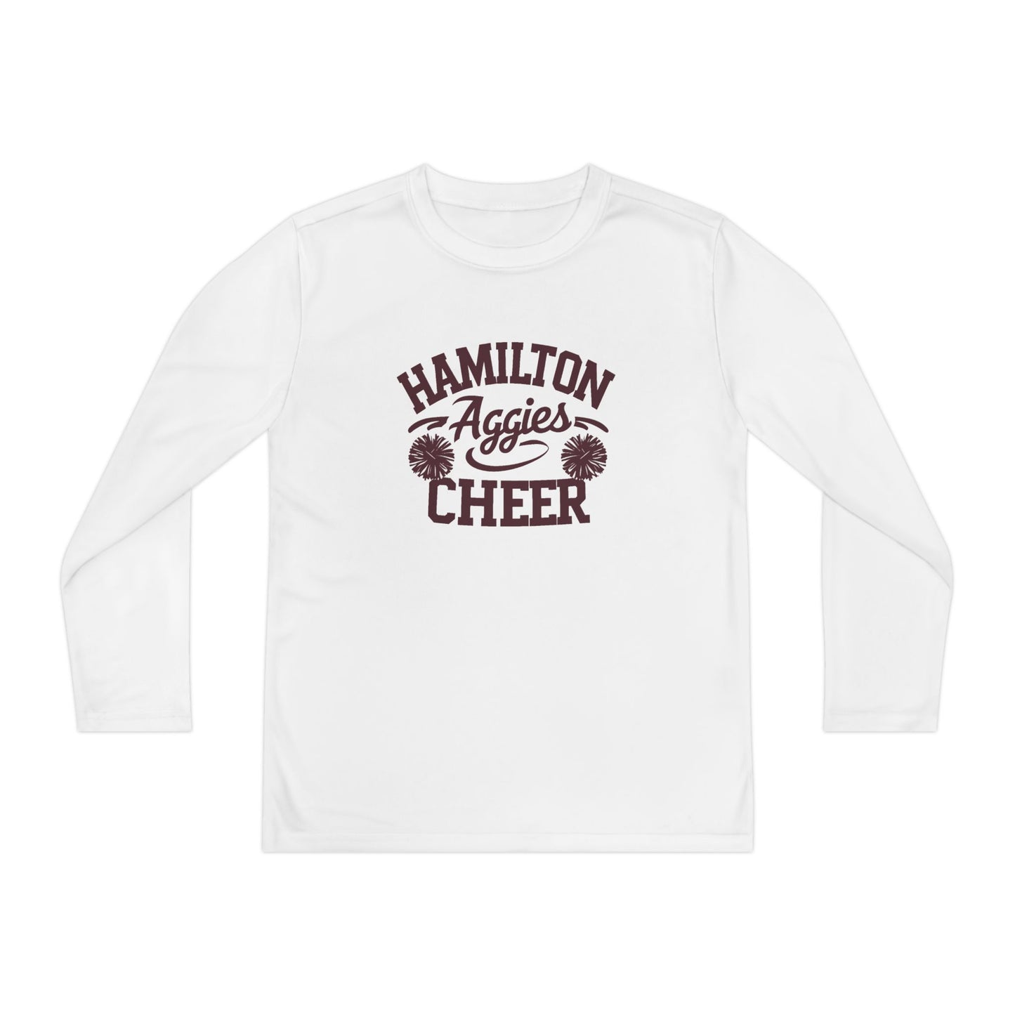 Youth Long Sleeve Tee \ Hamilton Aggies Cheer \ Style HAC2