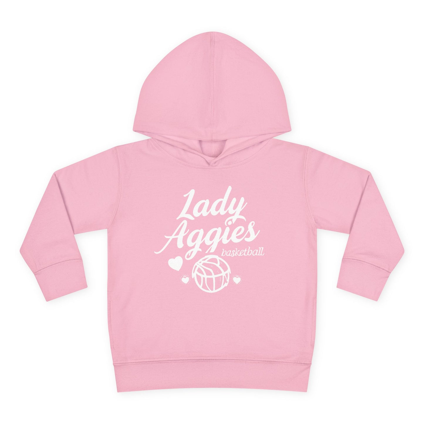 Toddler Hoodie Sweatshirt \ Hamilton Aggies Basketball \ HABBG2