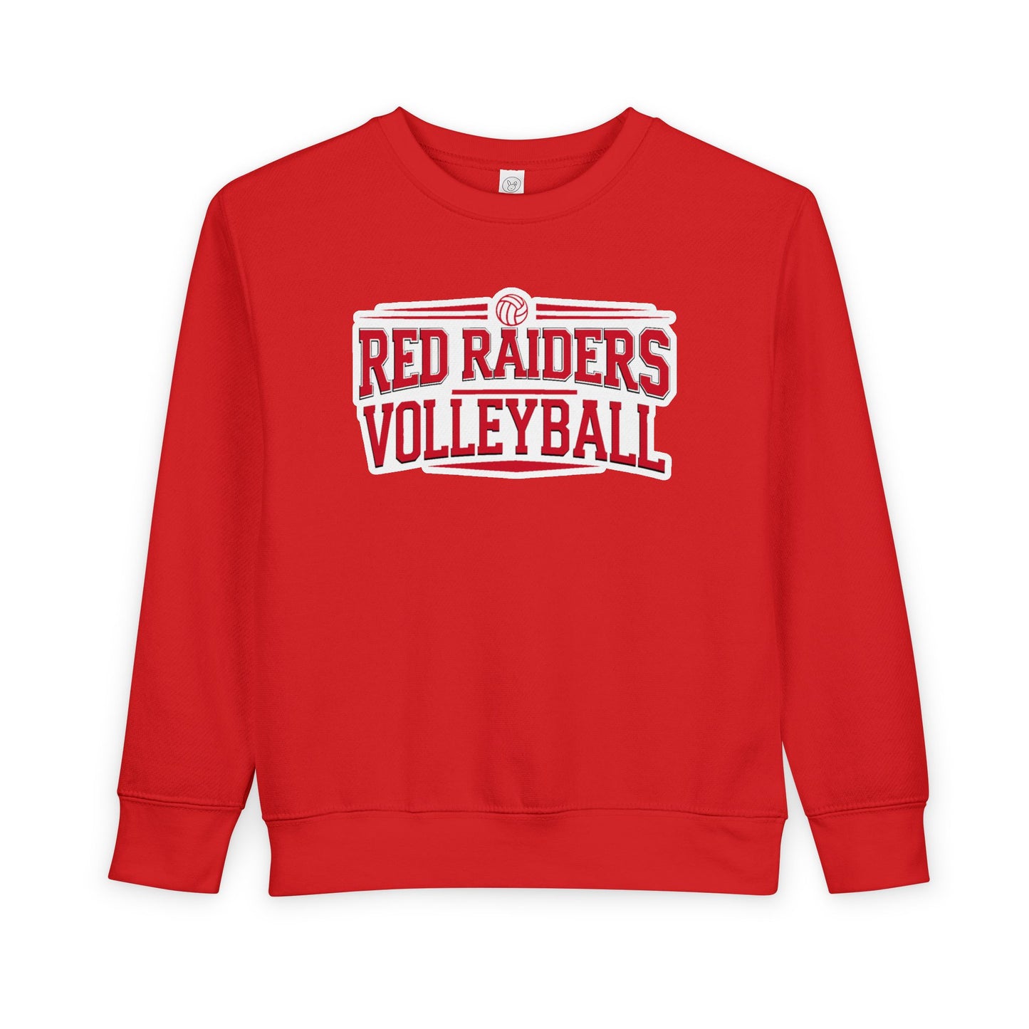 Toddler Crewneck Sweatshirt \ Marion County Red Raiders Volleyball \ MCV2
