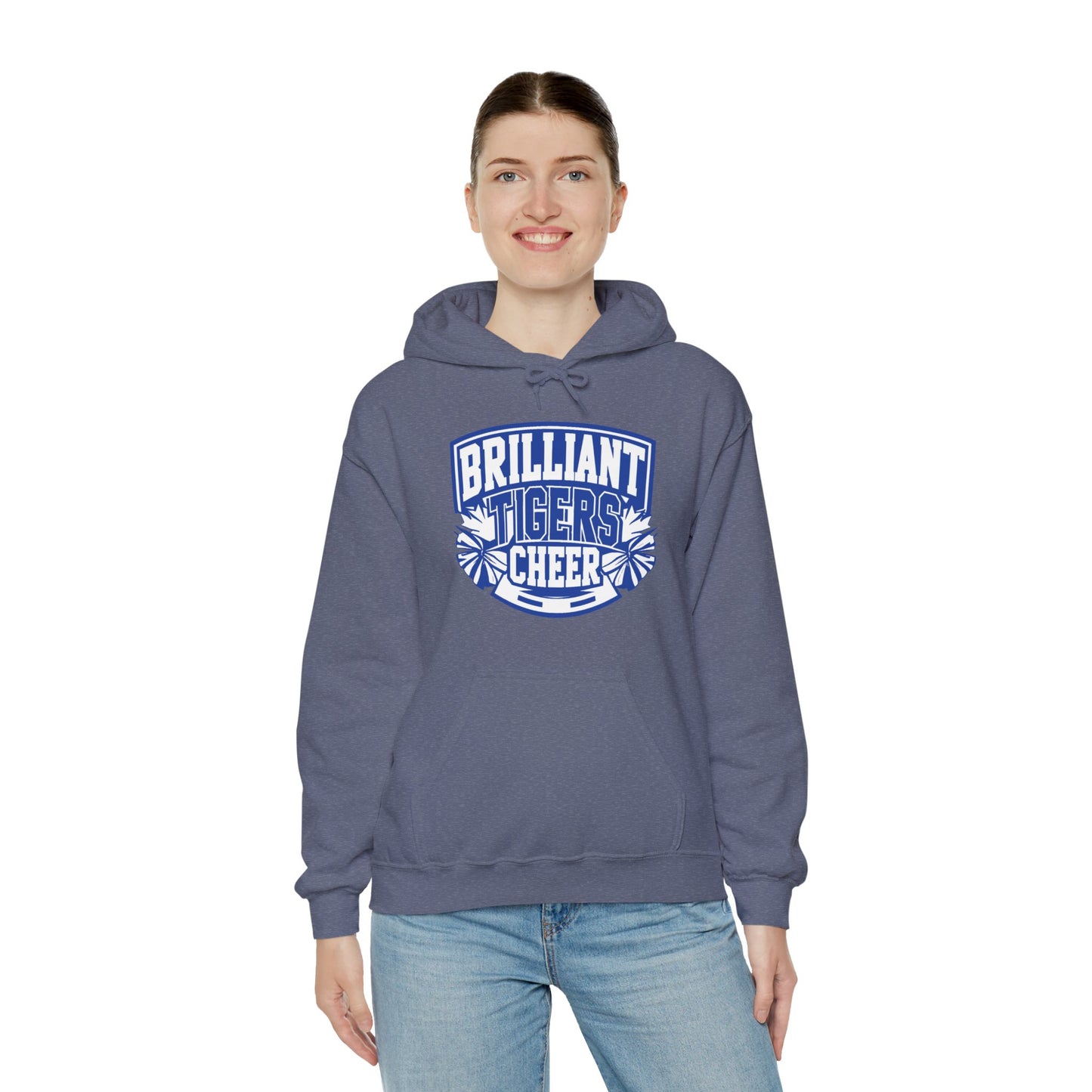 Adult Hoodie Sweatshirt \ Brilliant Tigers Cheer \ BTC1