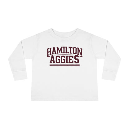 Toddler Long Sleeve Tee \ Hamilton Aggies \ HA2