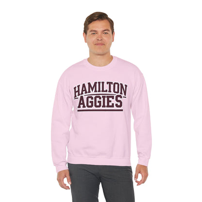 Adult Crewneck Sweatshirt \ Hamilton Aggies \ HA2
