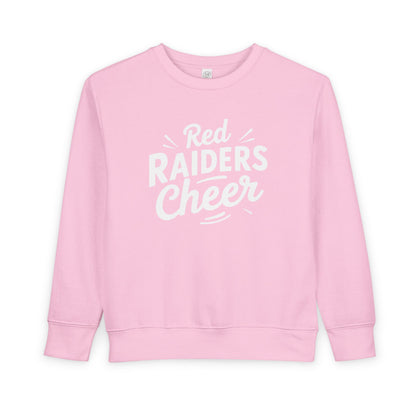 Toddler Crewneck Sweatshirt \ Marion County Red Raiders Cheer \ MCC1