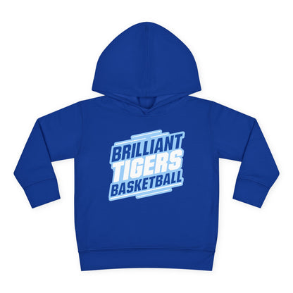 Toddler Hoodie Sweatshirt \ Brilliant Tigers Basketball \ BTBK2