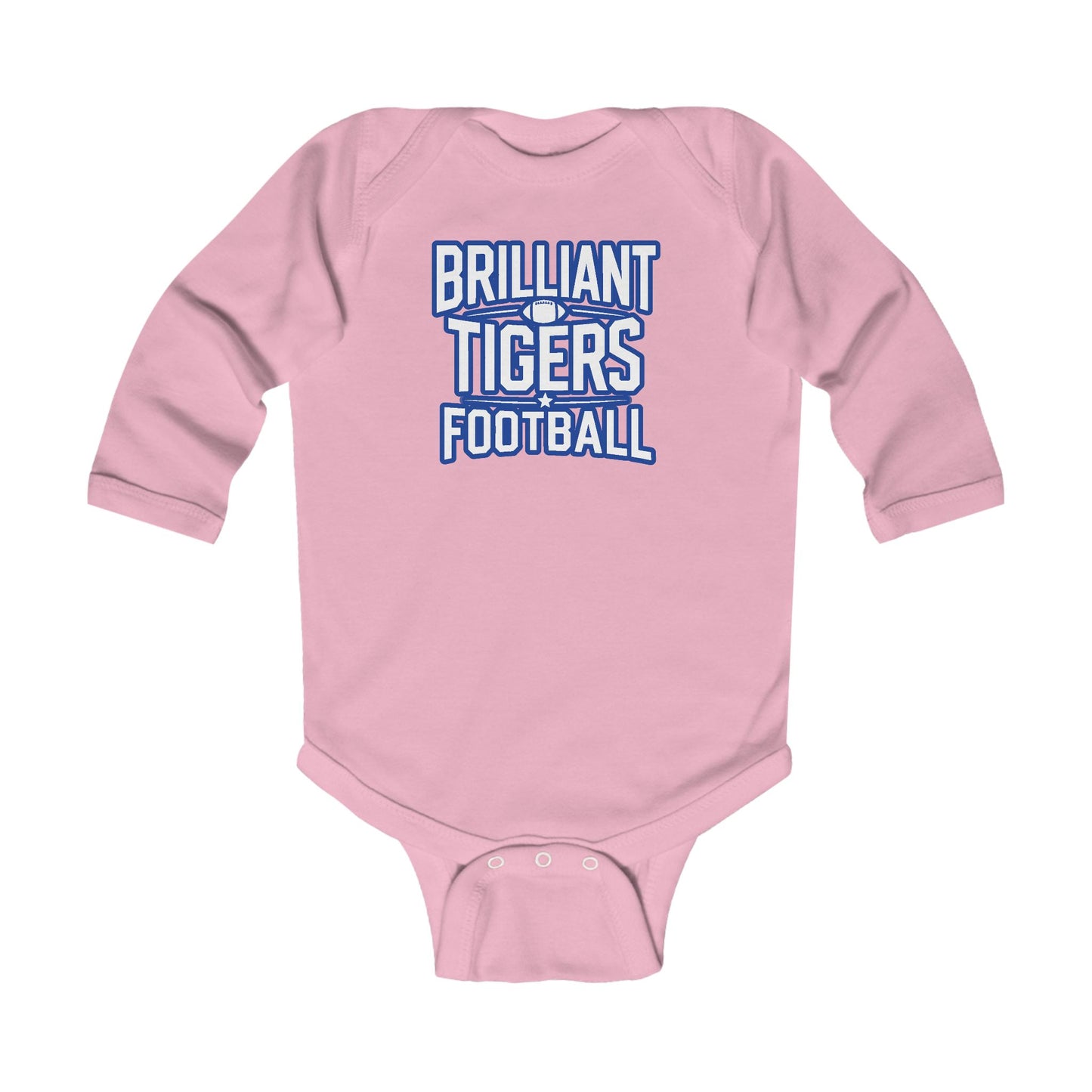 Long Sleeve Baby Bodysuit \ Brilliant Tigers Football \ BTF1