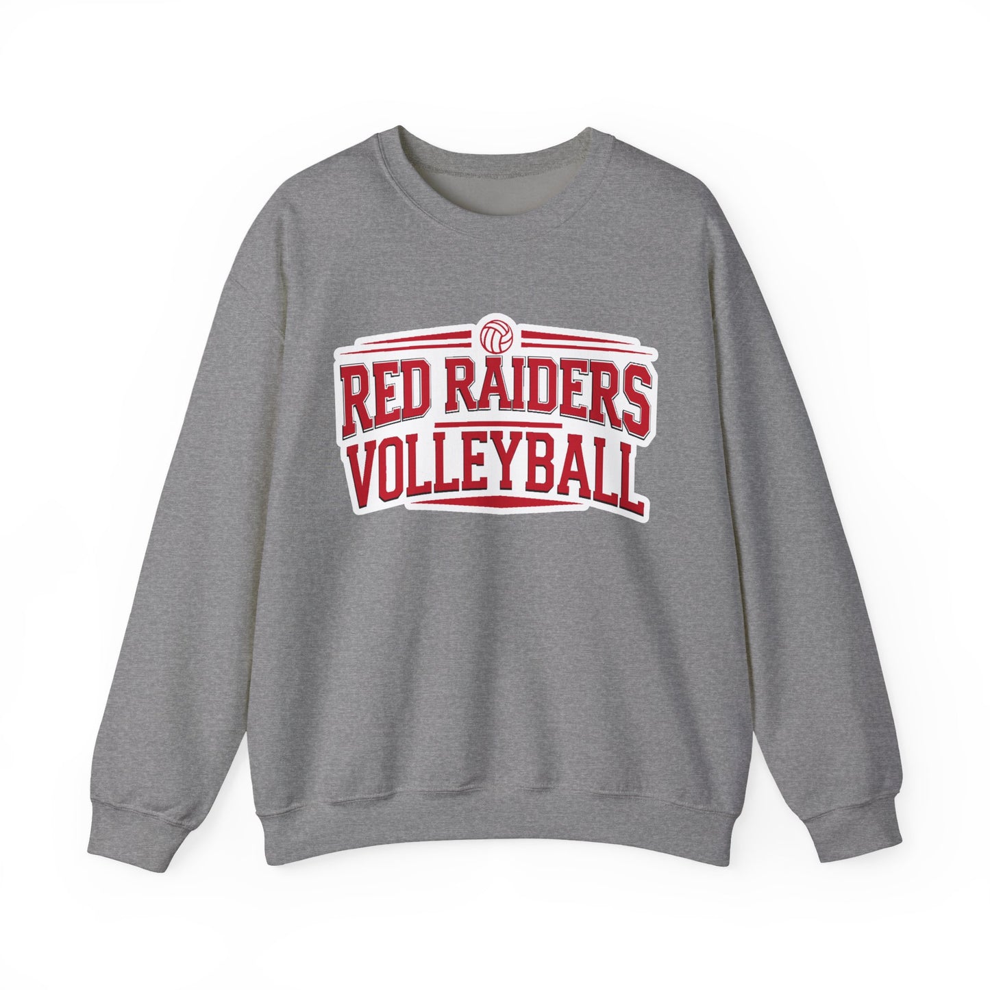 Adult Crewneck Sweatshirt \ Marion County Red Raiders Volleyball \ MCV2