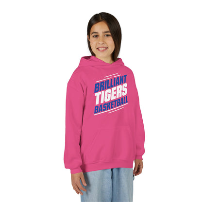 Youth Hoodie Sweatshirt \ Brilliant Tigers Basketball \ BTBK2