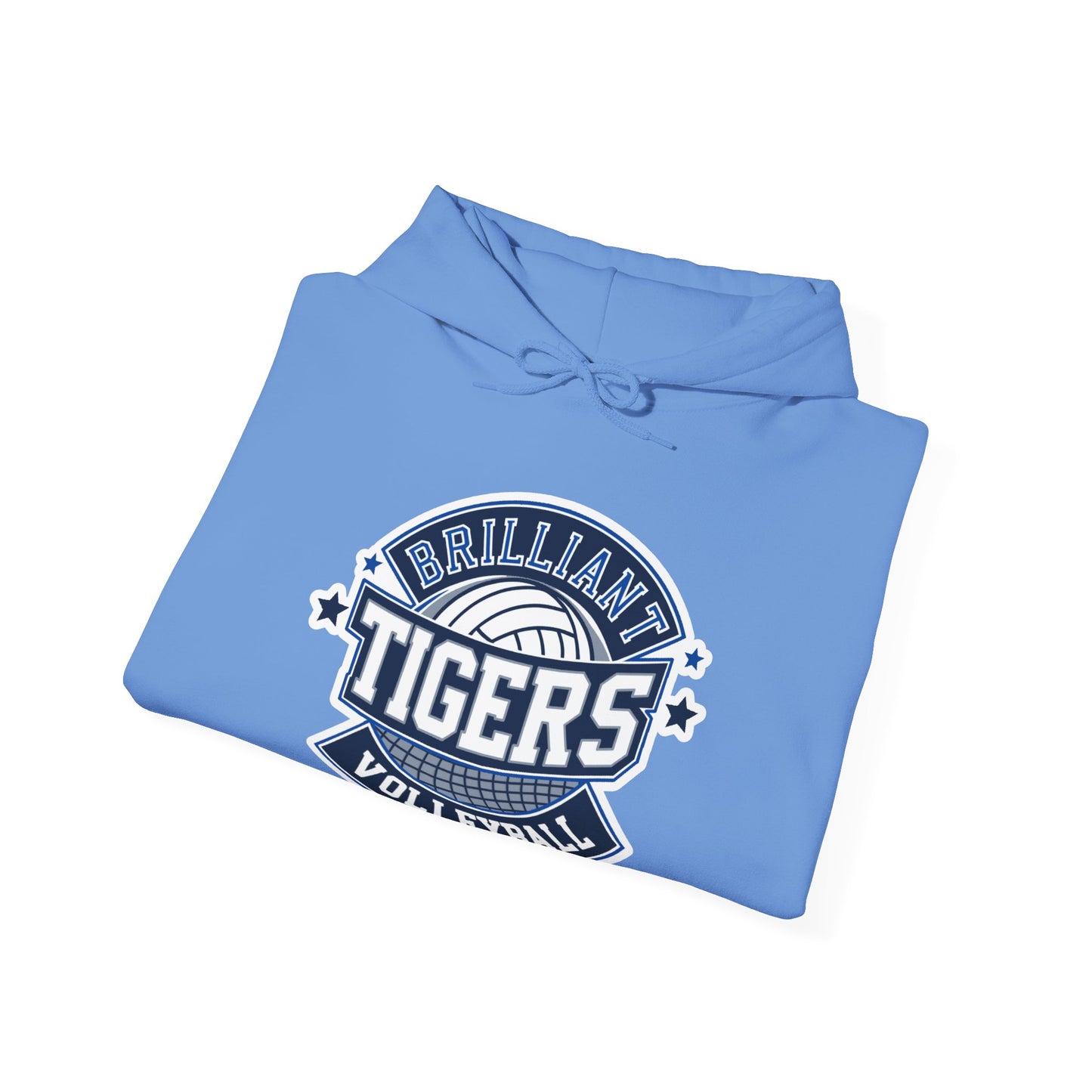 Adult Hoodie Sweatshirt \ Brilliant Tigers Volleyball \ BTV1