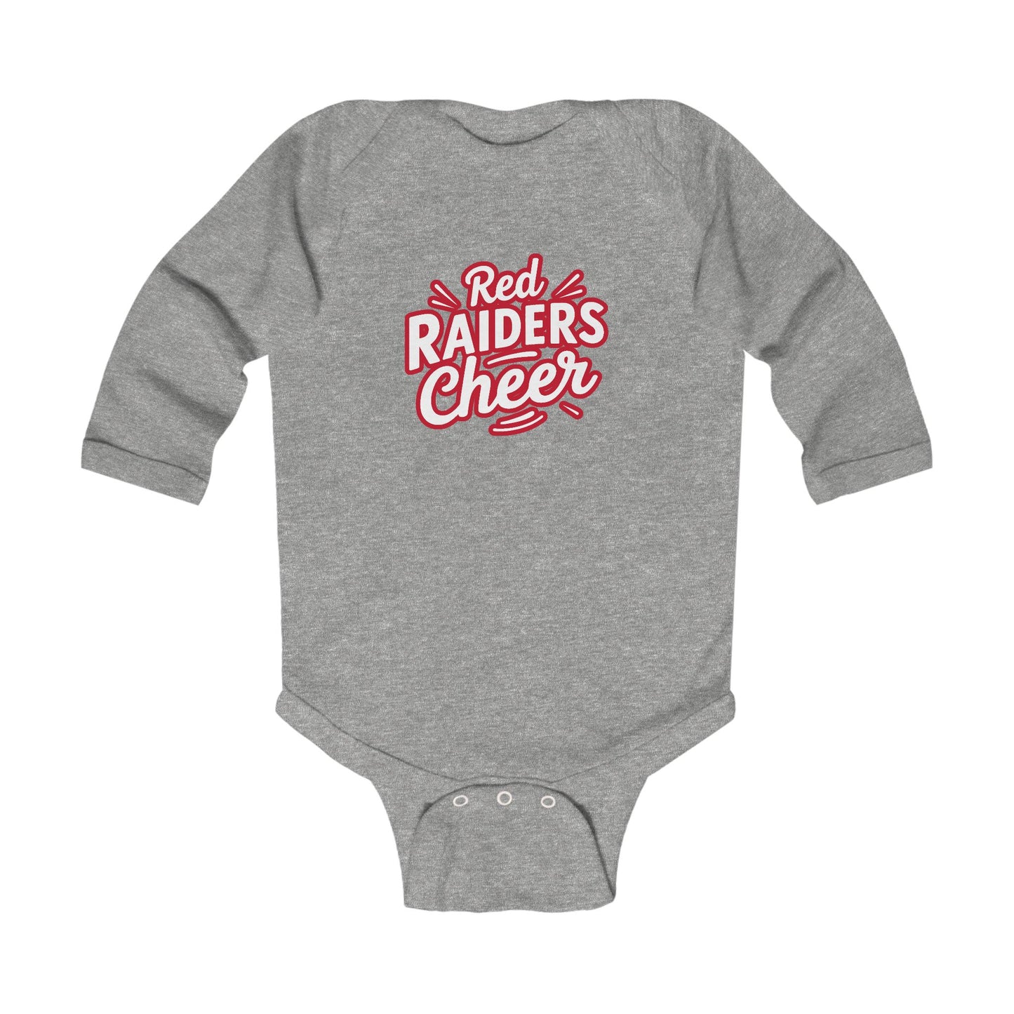 Long Sleeve Baby Bodysuit \ Marion County Red Raiders Cheer \ MCC1