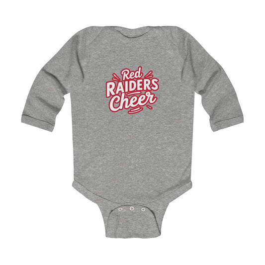 Long Sleeve Baby Bodysuit \ Marion County Red Raiders Cheer \ MCC1