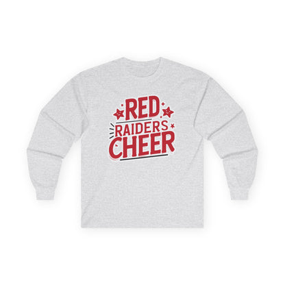 Adult Long Sleeve Tee \ Marion County Red Raiders Cheer \ MCC2