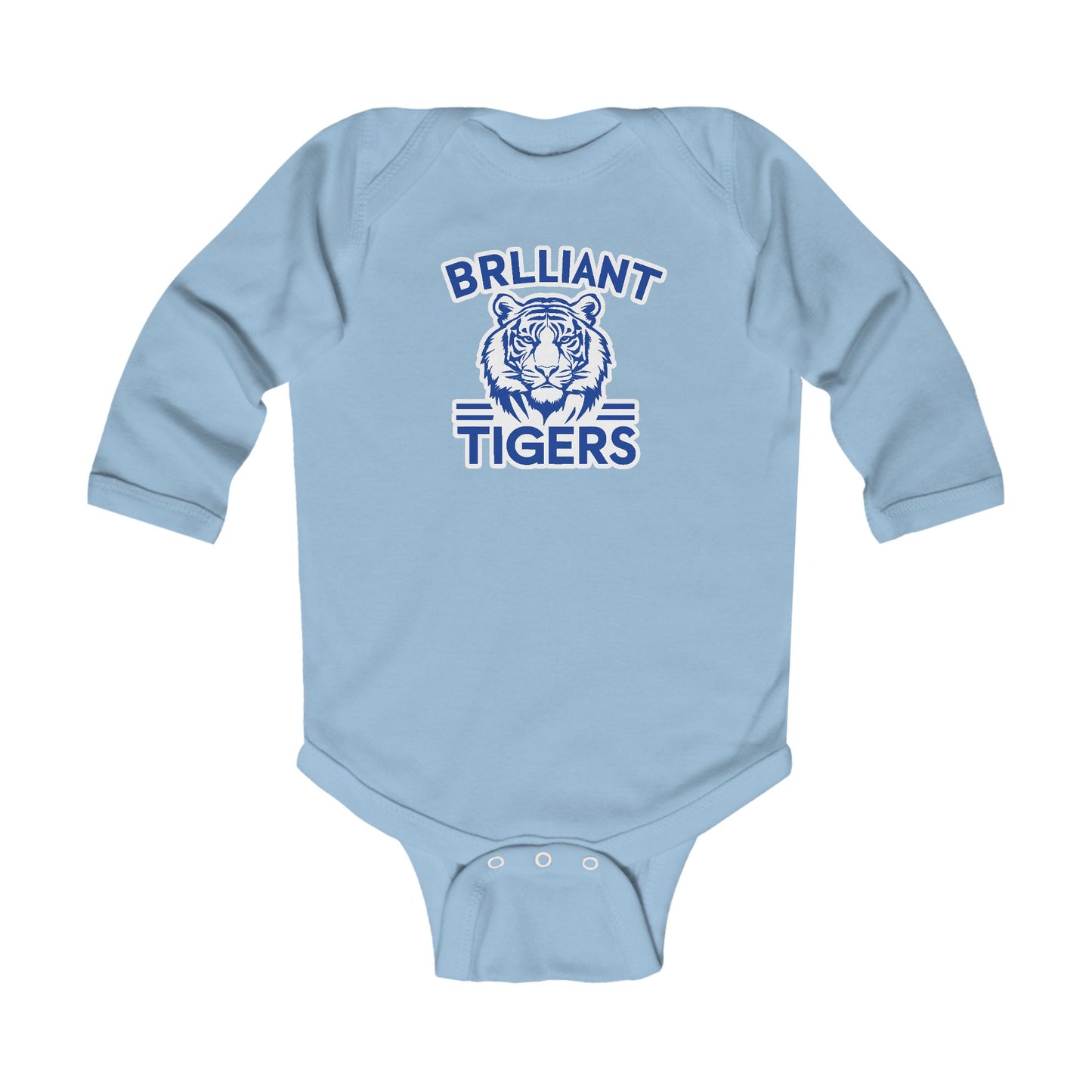 Long Sleeve Baby Bodysuit \ Brilliant Tigers \ BT1