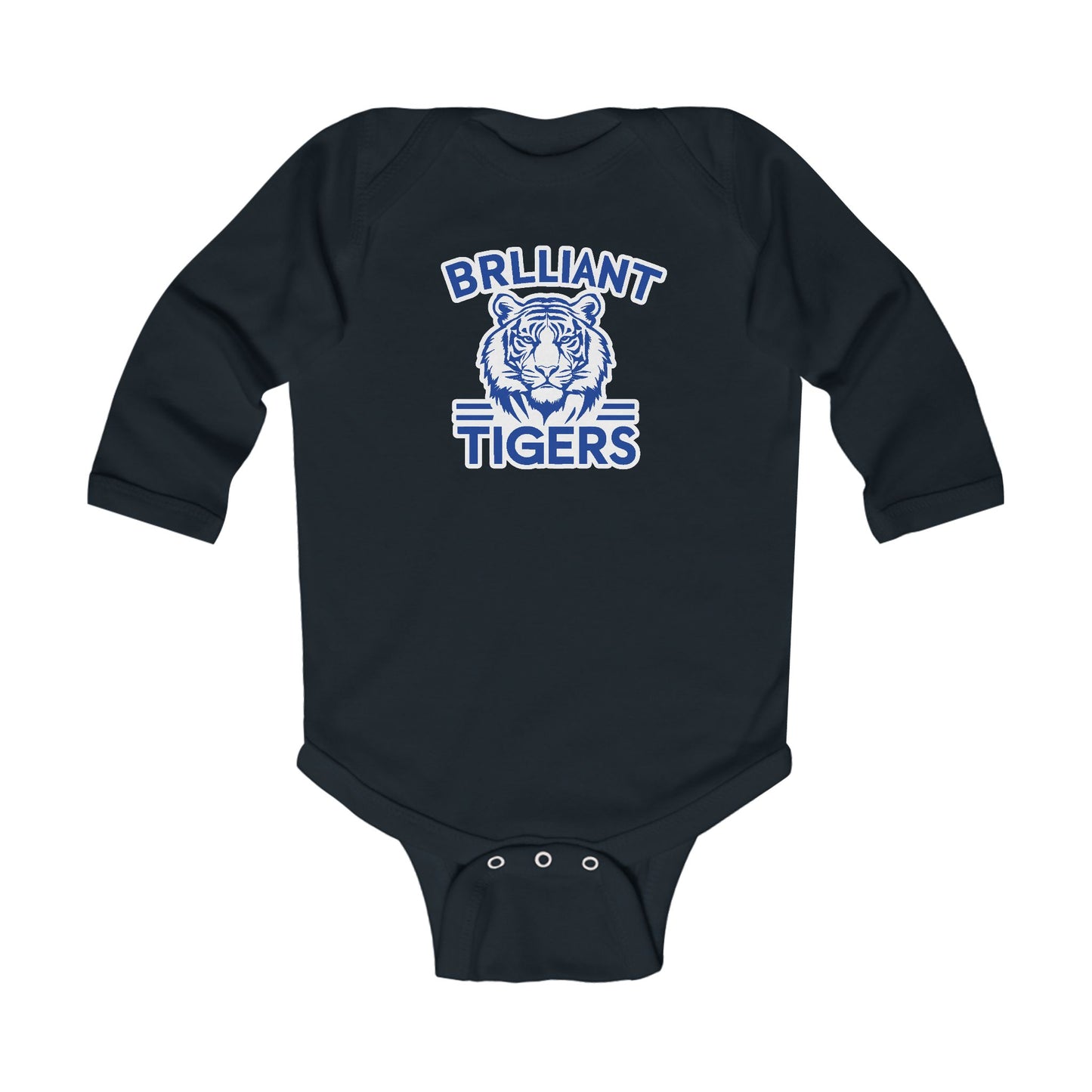 Long Sleeve Baby Bodysuit \ Brilliant Tigers \ BT1
