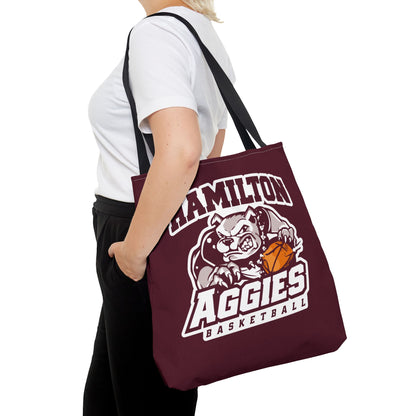 Tote Bag \ Hamilton Aggies Basketball \ HABK1