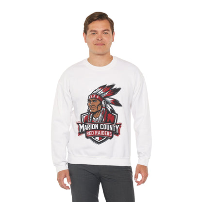Adult Crewneck Sweatshirt \ Marion County Red Raiders \ MC2