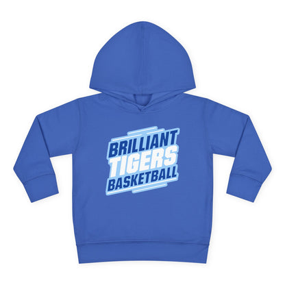 Toddler Hoodie Sweatshirt \ Brilliant Tigers Basketball \ BTBK2