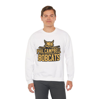 Adult Crewneck Sweatshirt \ Phil Campbell Bobcats \ PCB2