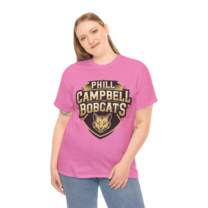 Adult Tee \ Phill Campbell Bobcats \ PCB1
