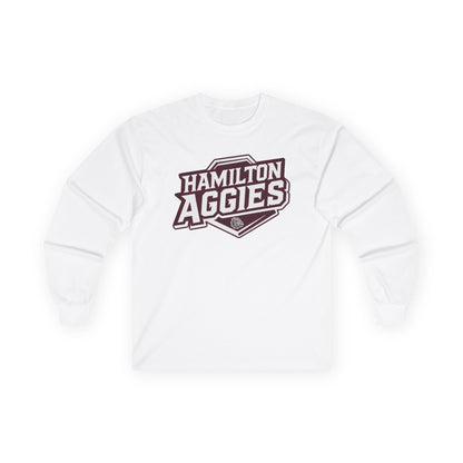 Adult Long Sleeve Tee \ Hamilton Aggies \ HA1