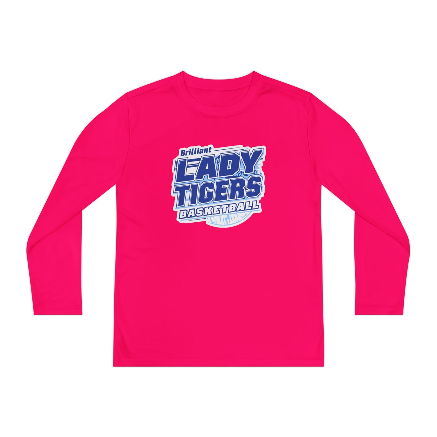 Youth Long Sleeve Tee \ Brilliant Tigers Basketball \ BTBKG2