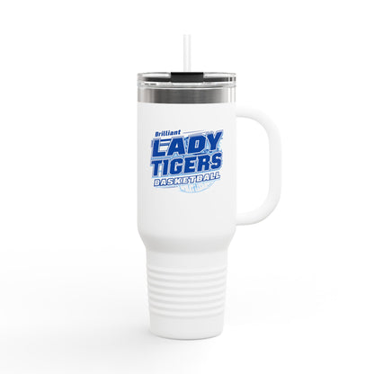 40oz Insulated Tumbler \ Brilliant Tigers Basketball \ BTBKG2