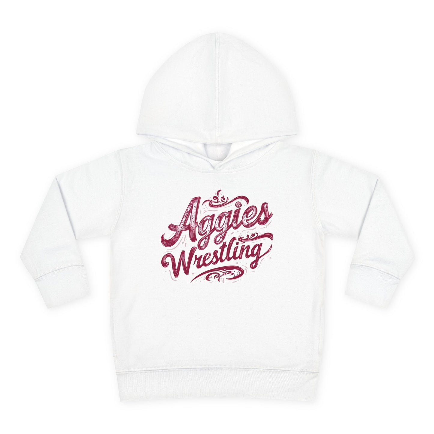 Toddler Hoodie Sweatshirt \ Hamilton Aggies Wrestling \ HAWG2