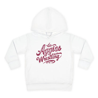 Toddler Hoodie Sweatshirt \ Hamilton Aggies Wrestling \ HAWG2