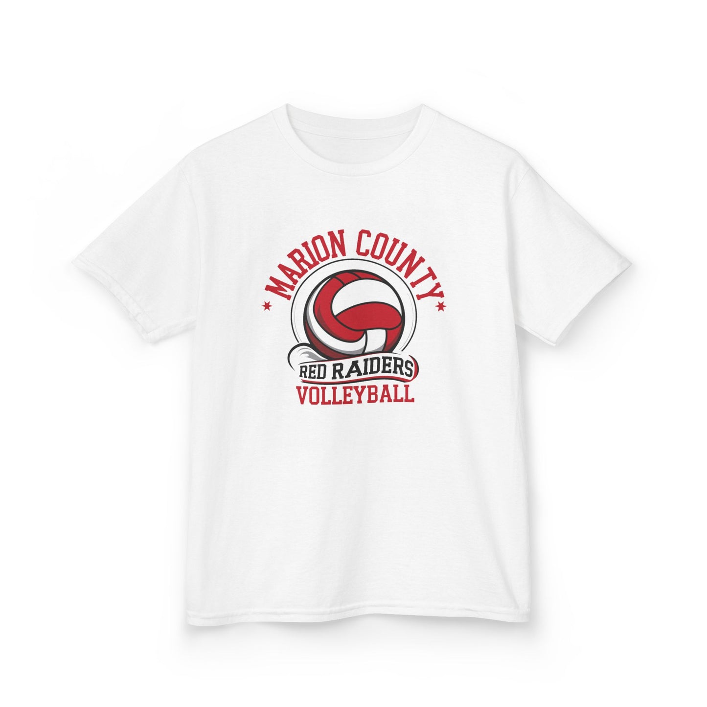 Youth Tee \ Marion County Red Raiders Volleyball \ MCV1