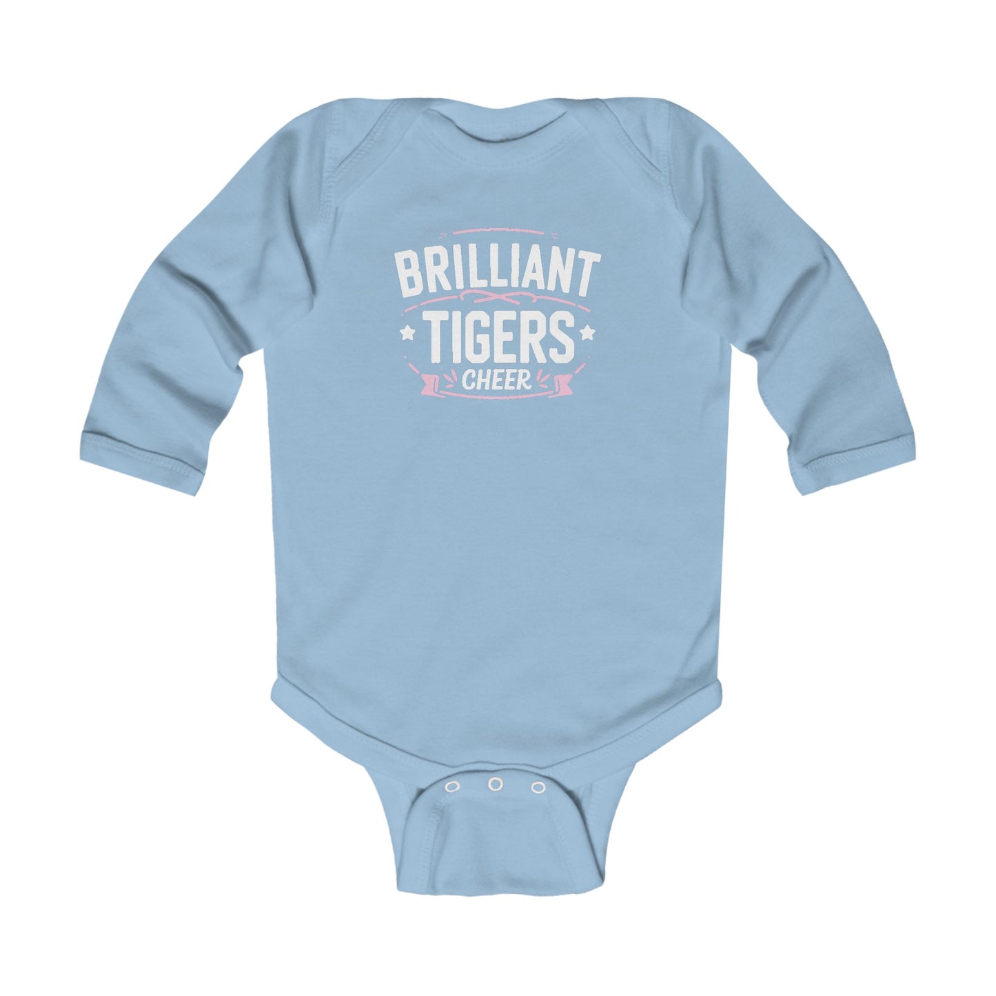 Long Sleeve Baby Bodysuit \ Brilliant Tigers Cheer \ BTC2
