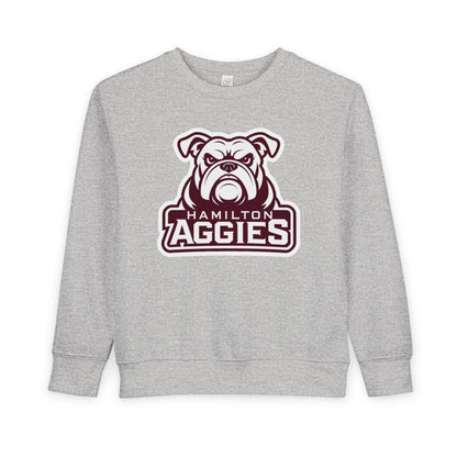 Toddler Crewneck Sweatshirt \ Hamilton Aggies \ HA4