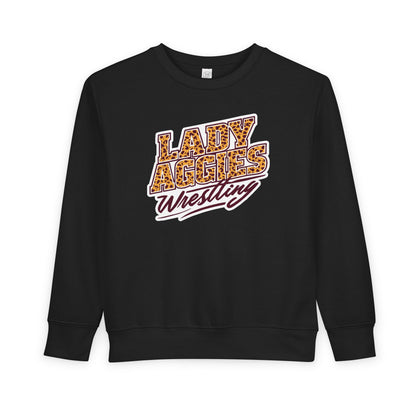 Toddler Crewneck Sweatshirt \ Hamilton Aggies Wrestling \ HAWG3