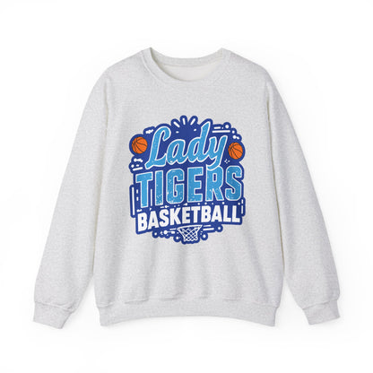 Adult Crewneck Sweatshirt \ Brilliant Tigers Basketball \ BTBKG1
