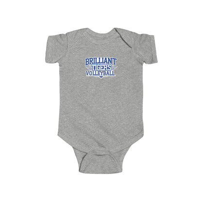 Short Sleeve Baby Bodysuit \ Brilliant Tigers Volleyball \ BTV2