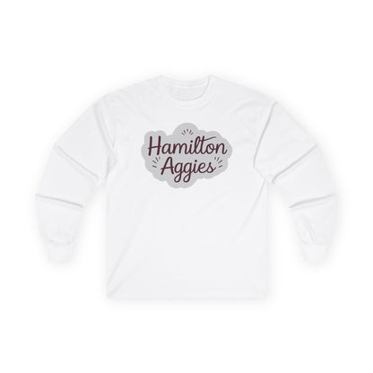 Adult Long Sleeve Tee \ Hamilton Aggies \ HAG1