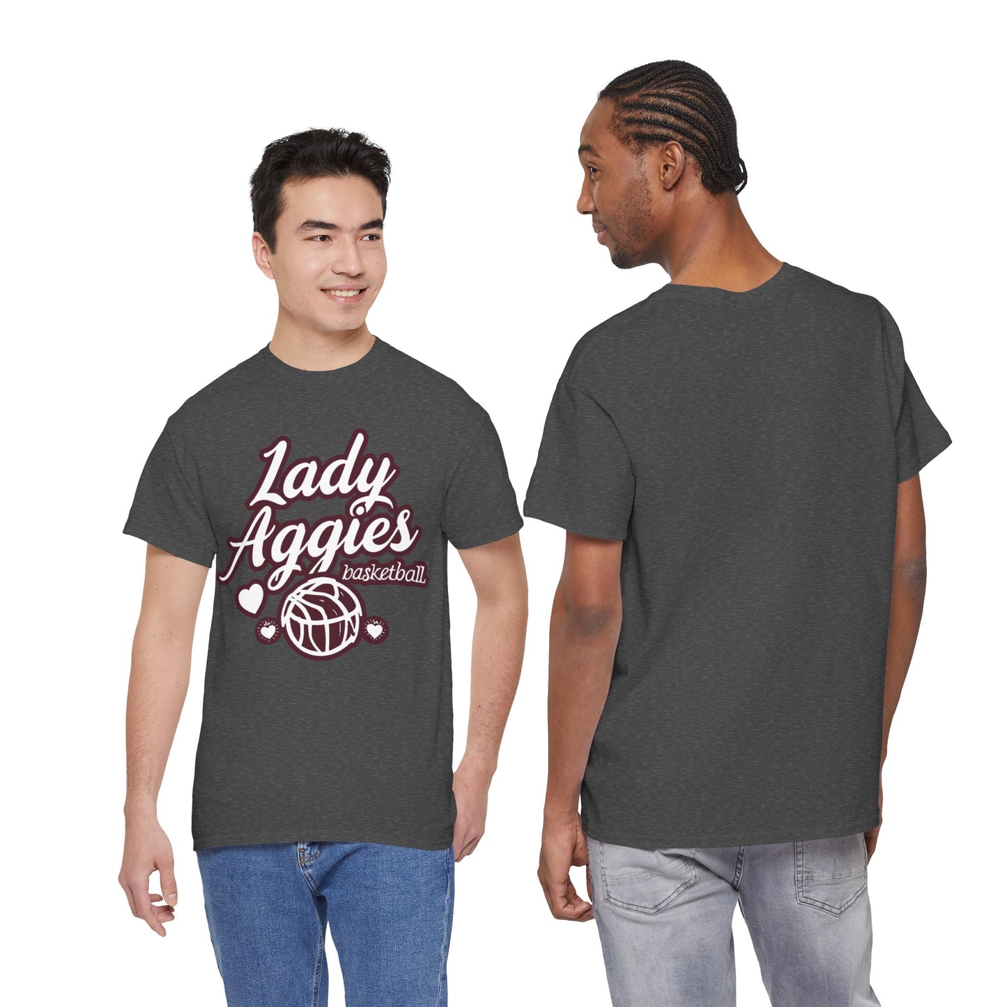 Adult Tee \ Hamilton Aggies Basketball \ HABKG2