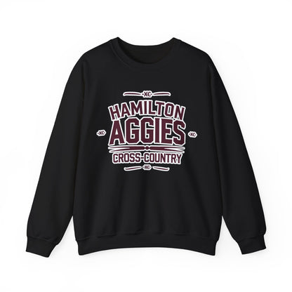 Adult Crewneck Sweatshirt \ Hamilton Aggies Cross-Country \ HCC1