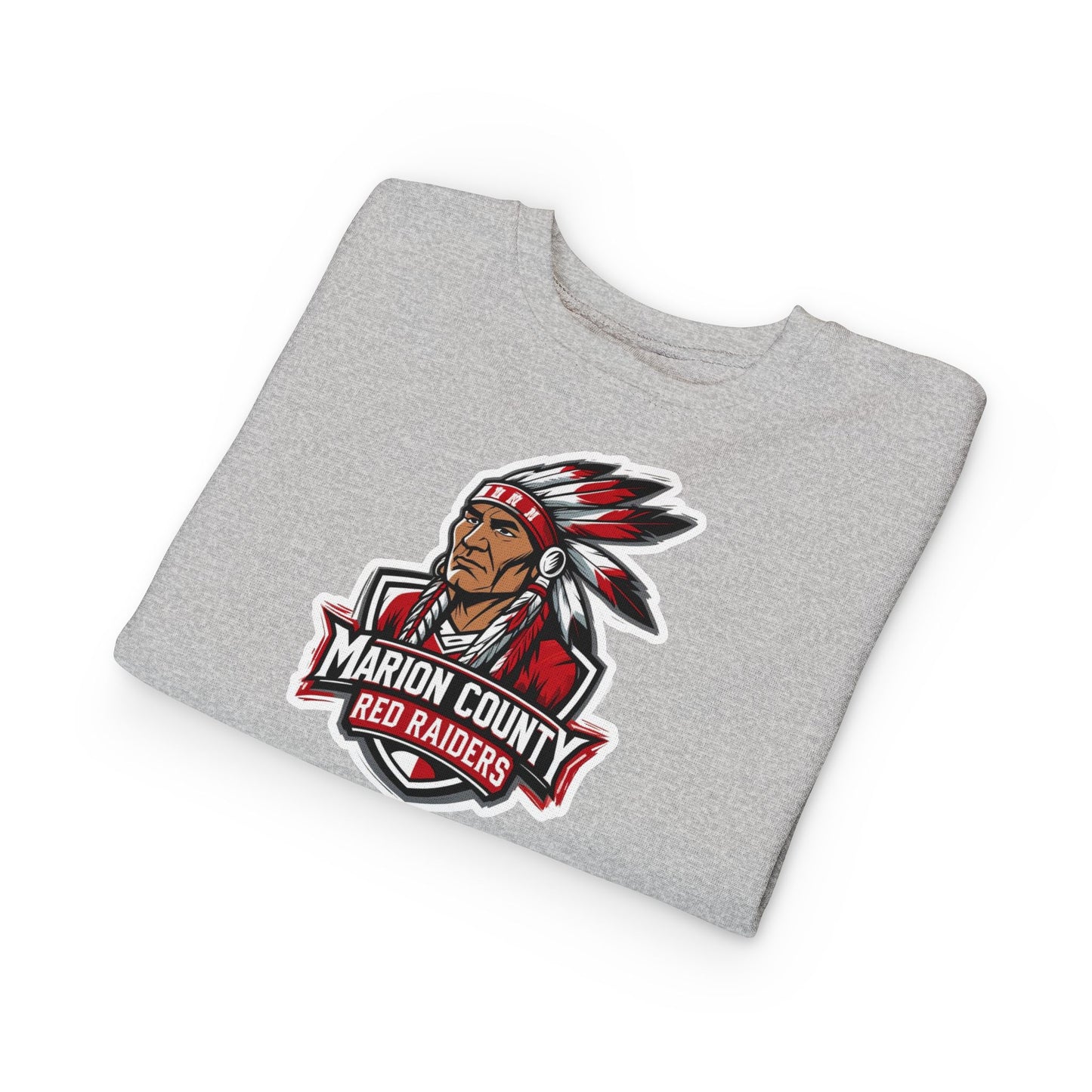 Toddler Crewneck Sweatshirt \ Marion County Red Raiders \ MC2
