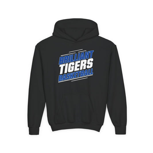 Youth Hoodie Sweatshirt \ Brilliant Tigers Basketball \ BTBK2