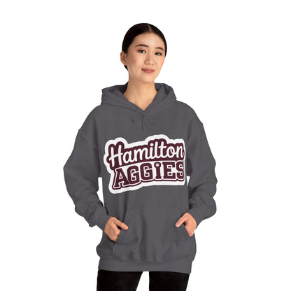 Adult Hoodie Sweatshirt \ Hamilton Aggies \ HAG2