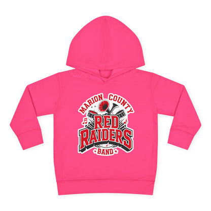 Toddler Hoodie Sweatshirt \ Marion County Red Raiders Band \ MCB2