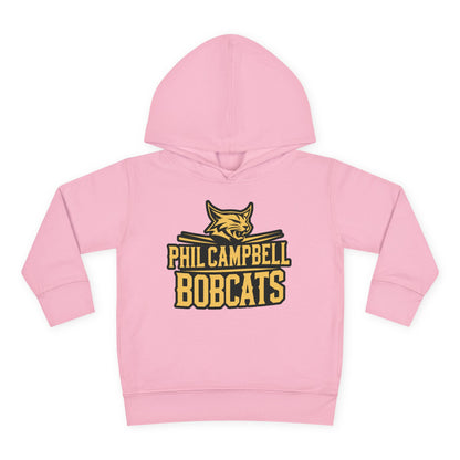 Toddler Hoodie Sweatshirt \ Phil Campbell Bobcats \ PCB2