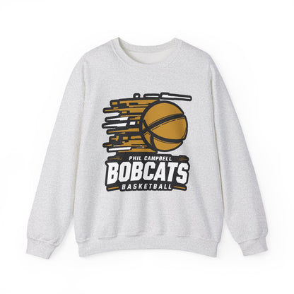 Adult Crewneck Sweatshirt \ Phil Campbell Bobcats Basketball \ PCBBK2