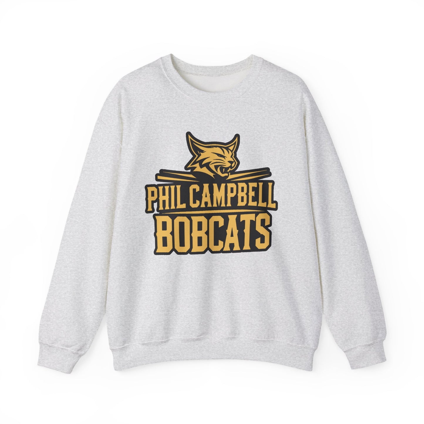 Adult Crewneck Sweatshirt \ Phil Campbell Bobcats \ PCB2