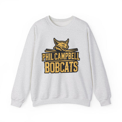 Adult Crewneck Sweatshirt \ Phil Campbell Bobcats \ PCB2
