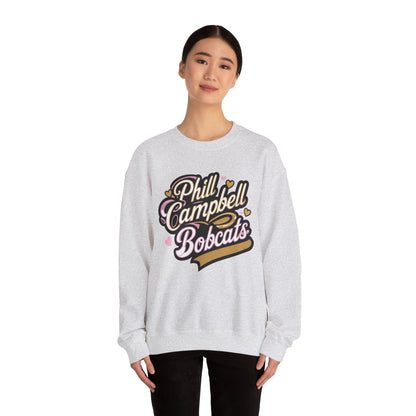 Adult Crewneck Sweatshirt \ Phill Campbell Bobcats \ PCBG1
