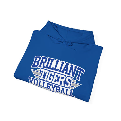 Adult Hoodie Sweatshirt \ Brilliant Tigers Volleyball \ BTV2