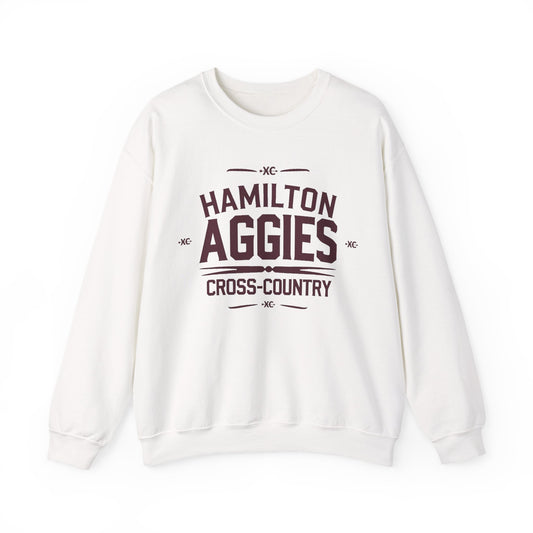 Adult Crewneck Sweatshirt \ Hamilton Aggies Cross-Country \ HCC1