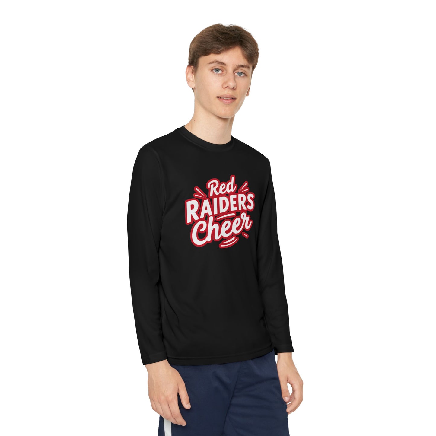 Youth Long Sleeve Tee \ Marion County Red Raiders Cheer \ MCC1