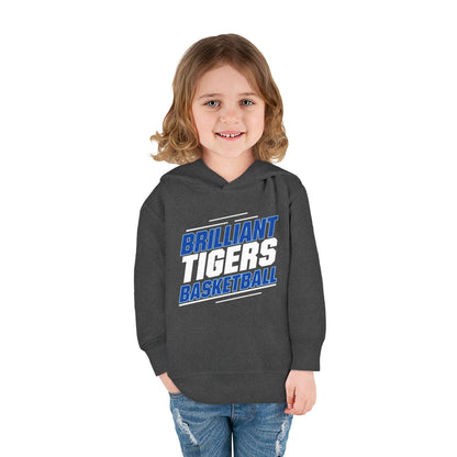 Toddler Hoodie Sweatshirt \ Brilliant Tigers Basketball \ BTBK2