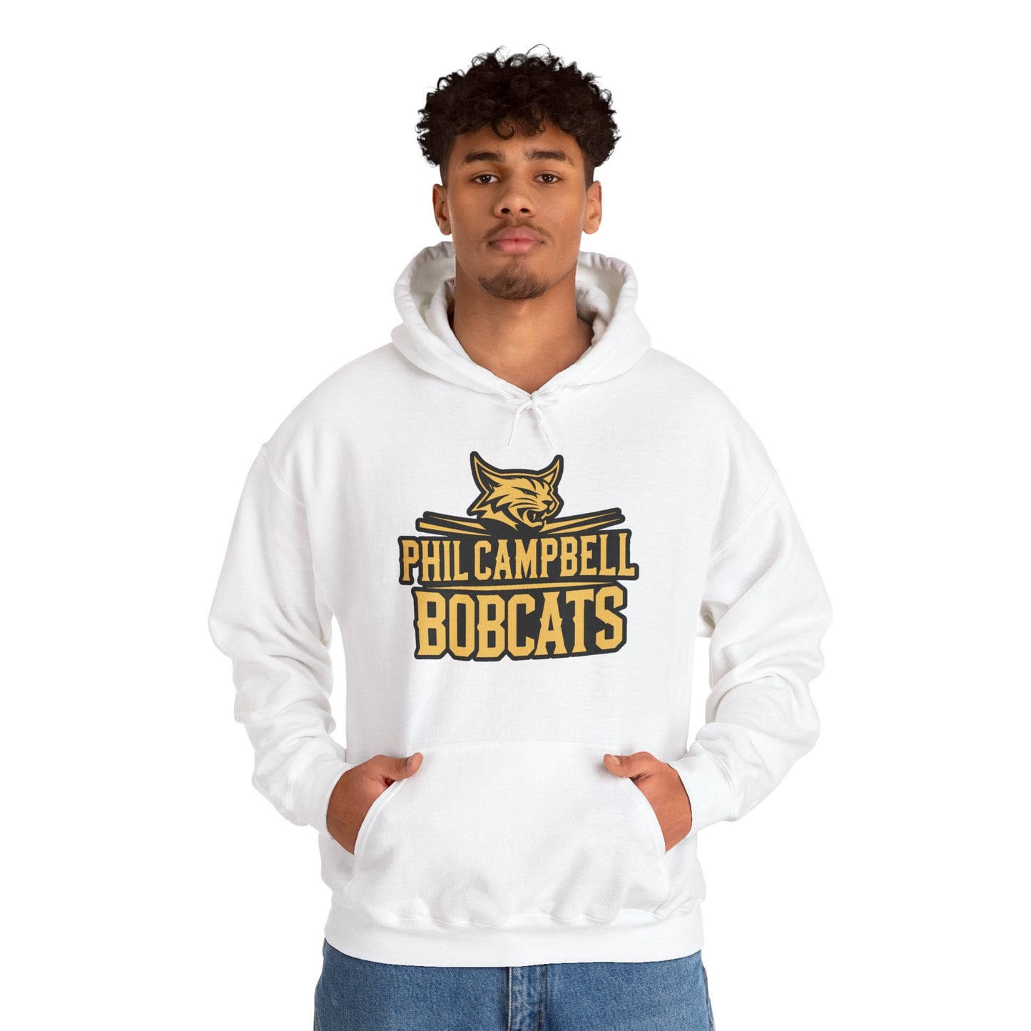 Adult Hoodie Sweatshirt \ Phil Campbell Bobcats \ PCB2